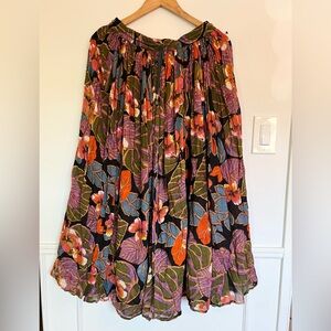 Revue Indian cotton long floral skirt